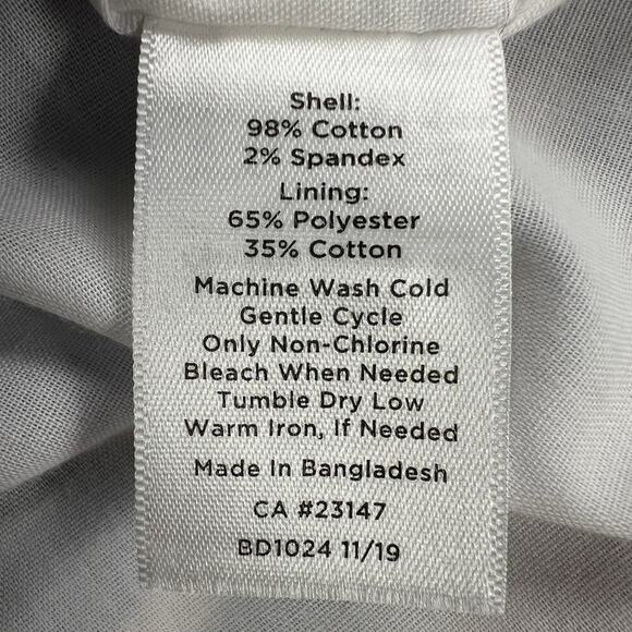 Talbots Cotton Twill Hotizontal Striped Multicolor A-Line Skirt Size 14 - Picture 7 of 10